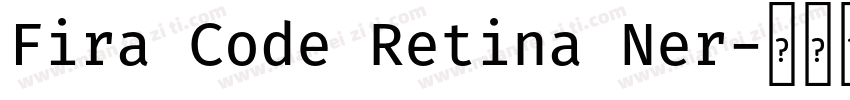 Fira Code Retina Ner字体转换